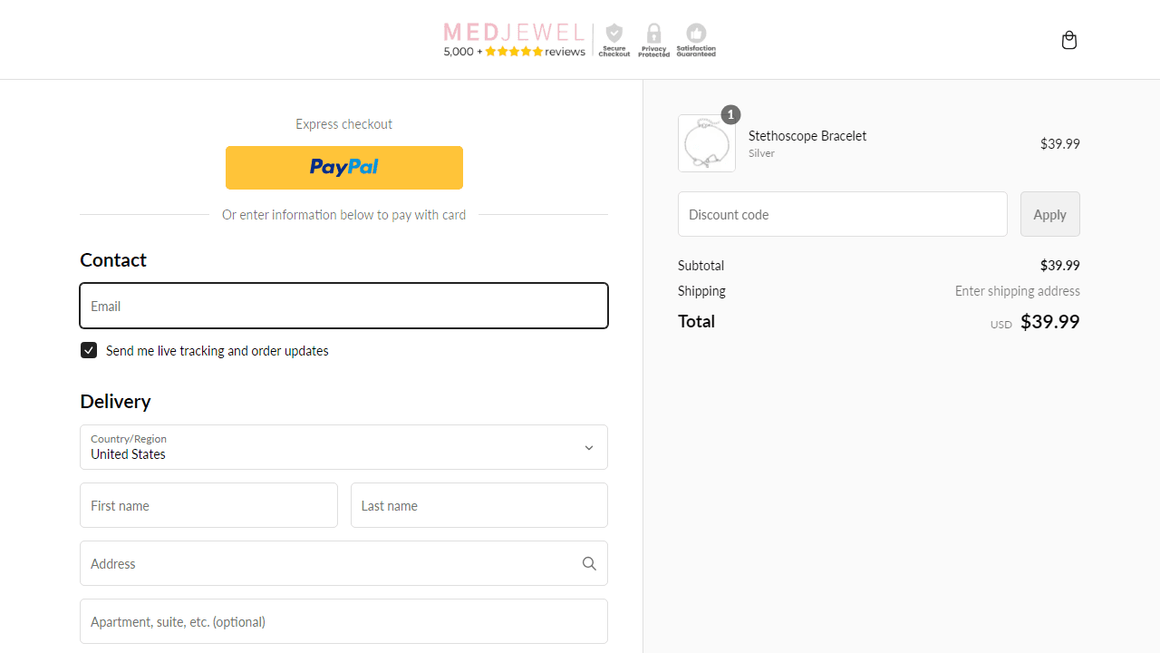 How to apply Med Jewel coupon code